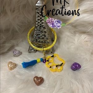 Handmade Resin Bangle Keychain